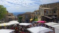 Traditional market in Gordes Royalty Free Stock Photo