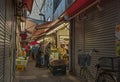 Traditional market in Koenji, Japan