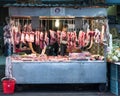 Traditional market in New Taipei City Royalty Free Stock Photo