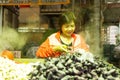 Traditional market in New Taipei City Royalty Free Stock Photo