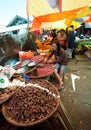 Traditional Marketplace with local vegetable in Tomohon City