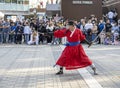 Traditional martial art performers at Seoul Tower