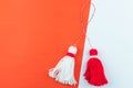 Traditional Martisor - symbol of holiday 1 March, Martenitsa, Baba Marta, beginning of spring and seasons changing in Romania,