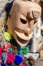 Traditional mask of the carnival of Lazarim. Portugal. Careto do Lazarim