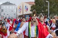 Traditional mask of Xinzo de Limia Carnival. A Pantalla. Spain.