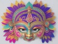 Traditional masks of Sri Lanka designed using Ai