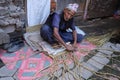 Traditional Mat Weaving in Bhaktapur, Nepal