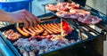 Traditional Labor Day barbecue in Romania