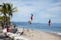 Papantla Flying Men soar over PV