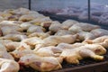 Grilled chickens in the Argentine countryside Royalty Free Stock Photo