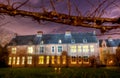 Great Beguinage, Groot Begijnhof, Leuven, Belgium at night Royalty Free Stock Photo