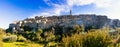 Traditional medieval hilltop villages of Italy- Grotte di Castro Royalty Free Stock Photo