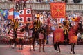 Traditional medieval pageant in Brussels