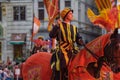 Traditional medieval pageant in Brussels