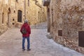 Traditional medieval village of Pals. Costa Brava, Girona. Catalunya, Spain Royalty Free Stock Photo