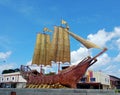 Traditional Melayu Lancang Kuning Boat Monuments