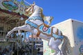 Traditional merry-go-round carousel