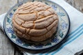 Mexican sweet bread: Chocolate concha