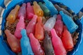 Traditional Mexican Candy Sweetmeats with a Bottle shape.