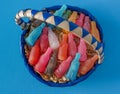 Traditional Mexican Candy Sweetmeats with a Bottle shape.