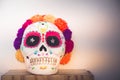 Traditional mexican catrina handcraft