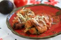 Traditional Mexican Chile Rellenos Royalty Free Stock Photo