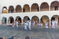 Traditional Mexican dancing in the streets of Valladolid, Yucatan, Mexico