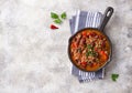 Traditional Mexican dish chili con carne Royalty Free Stock Photo