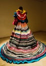 Traditional Mexican dress is made from knitting wool.