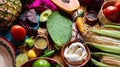 Mexican food: ingredients Royalty Free Stock Photo
