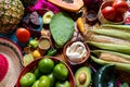 Mexican food: ingredients Royalty Free Stock Photo