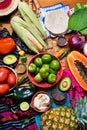 Mexican food: ingredients Royalty Free Stock Photo