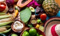 Mexican food: ingredients Royalty Free Stock Photo