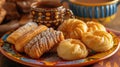 Traditional Mexican Sweet Bread and Hot Chocolate