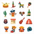 Traditional Mexican Symbols Collection