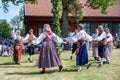 Traditional Midsummer celebration in Sweden Royalty Free Stock Photo