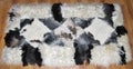 Traditional Moldavian Sheepskin rug - Romania Royalty Free Stock Photo