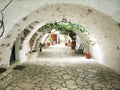 Traditional monastery architecture in Greece on Corfu island