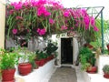 Traditional monastery architecture in Greece on Corfu island