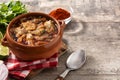 Traditional mondongo or el menudo soup Royalty Free Stock Photo