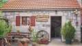 Traditional Montenegrin Smokehouse Exterior Royalty Free Stock Photo