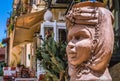 Traditional Moorish Head in Taormina Royalty Free Stock Photo