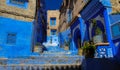 Traditional moroccan architectural details in Chefchaouen, Morocco, Africa Royalty Free Stock Photo