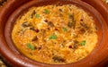 Traditional Moroccan beef tagine