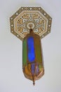 Traditional Moroccan colour glass ceiling light