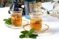 Traditional Moroccan mint tea