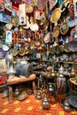 Traditional moroccan souvenir shop Royalty Free Stock Photo