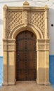 Moroccan riad old door Royalty Free Stock Photo