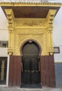 Moroccan riad old door Royalty Free Stock Photo