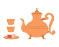 Traditional moroccan teapot